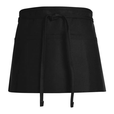 Vf Imagewear Chef Designs TT46BK2311, Waist Apron, Black, 11" x 23" TT46BK2311